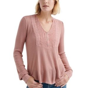 Light Pink Lucky Long Sleeve Top